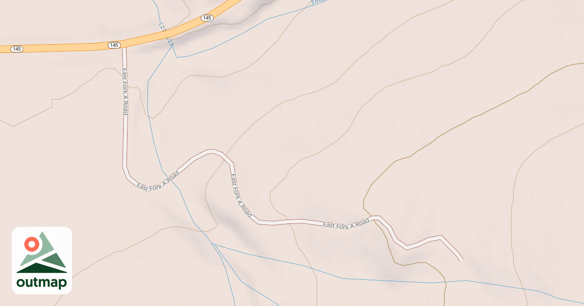 Map of EAST FORK A