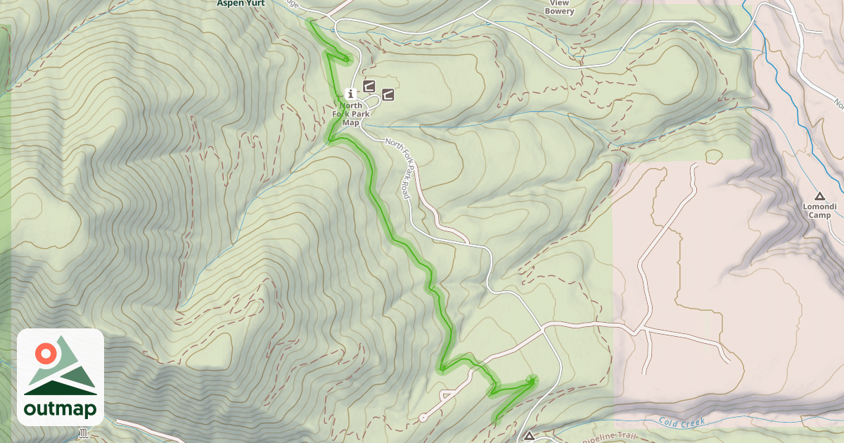 Map of Connector Trail