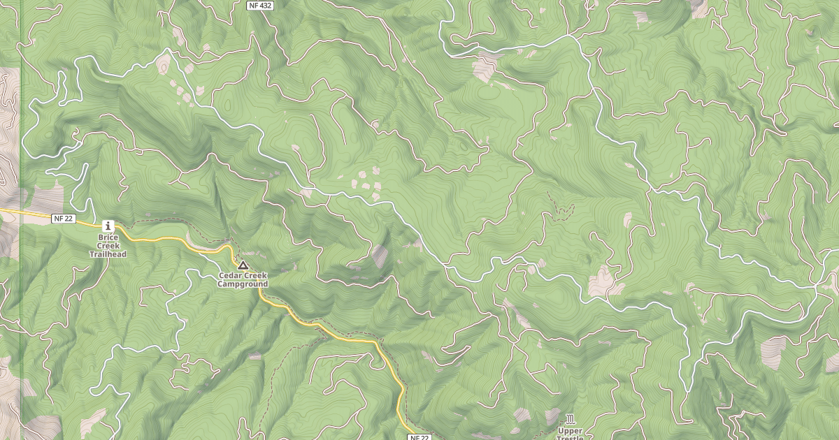 Map preview of DINNER RIDGE