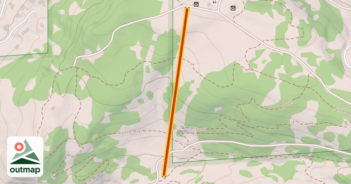 Map of Painter Boy Lift