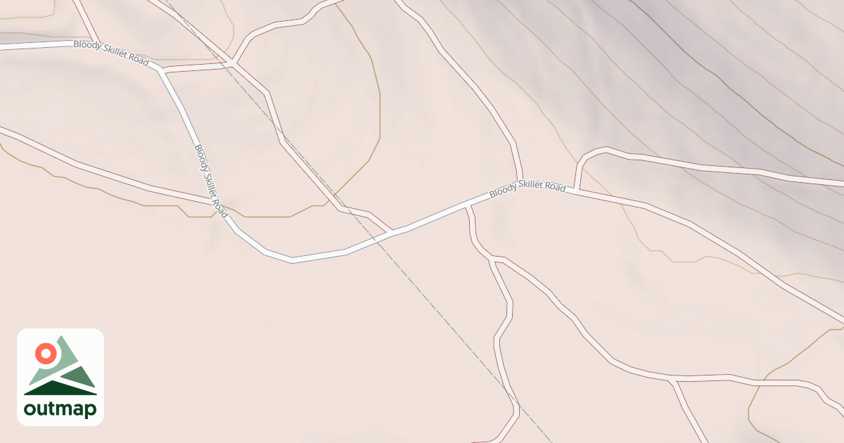 Map of Bloody Skillet ATV Trail