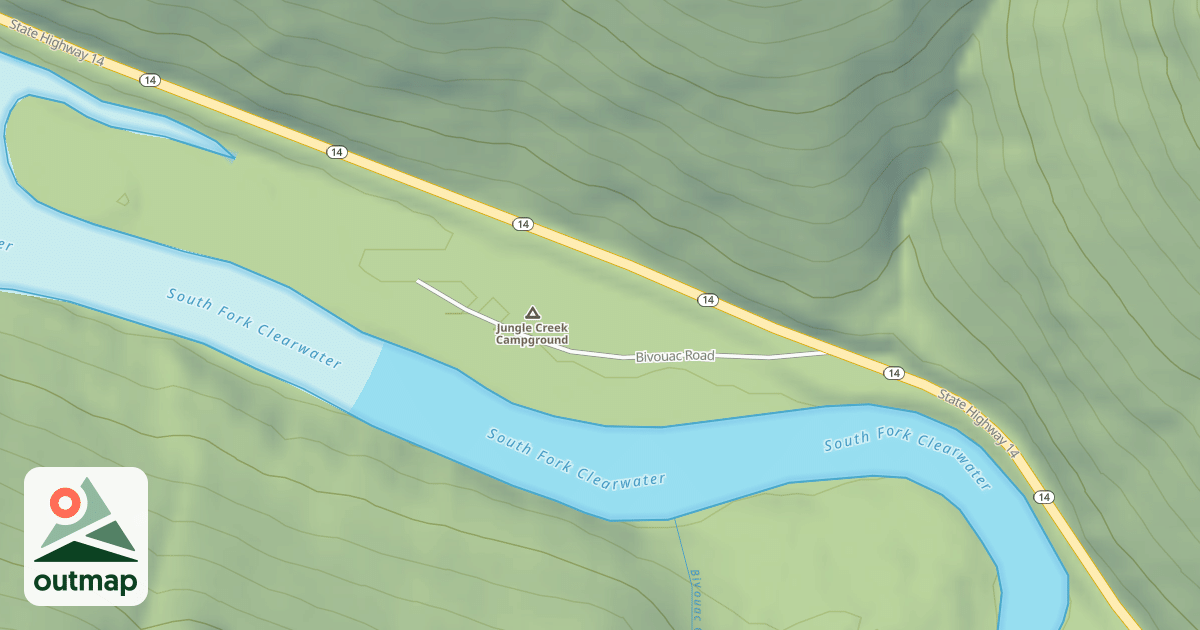 Map of BIVOUAC
