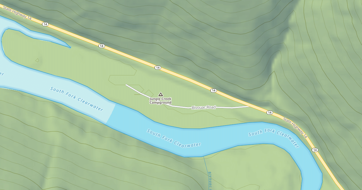 Map preview of BIVOUAC