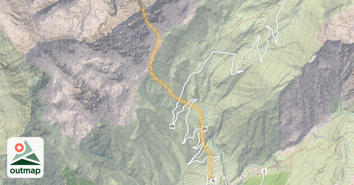 Map of Brèche du Rissiou — La Villette