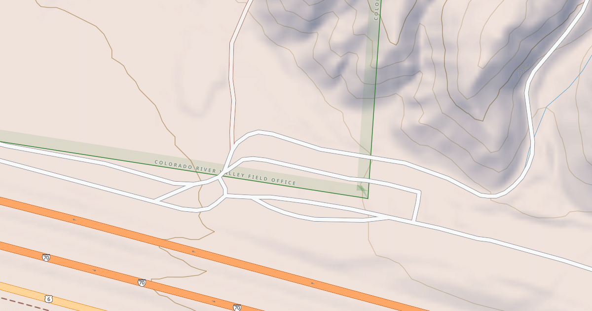 Map preview of BLM National GTLF Public Motorized Roads 7077e60a-e159-4513-9ac7-3fa0c8dfed54