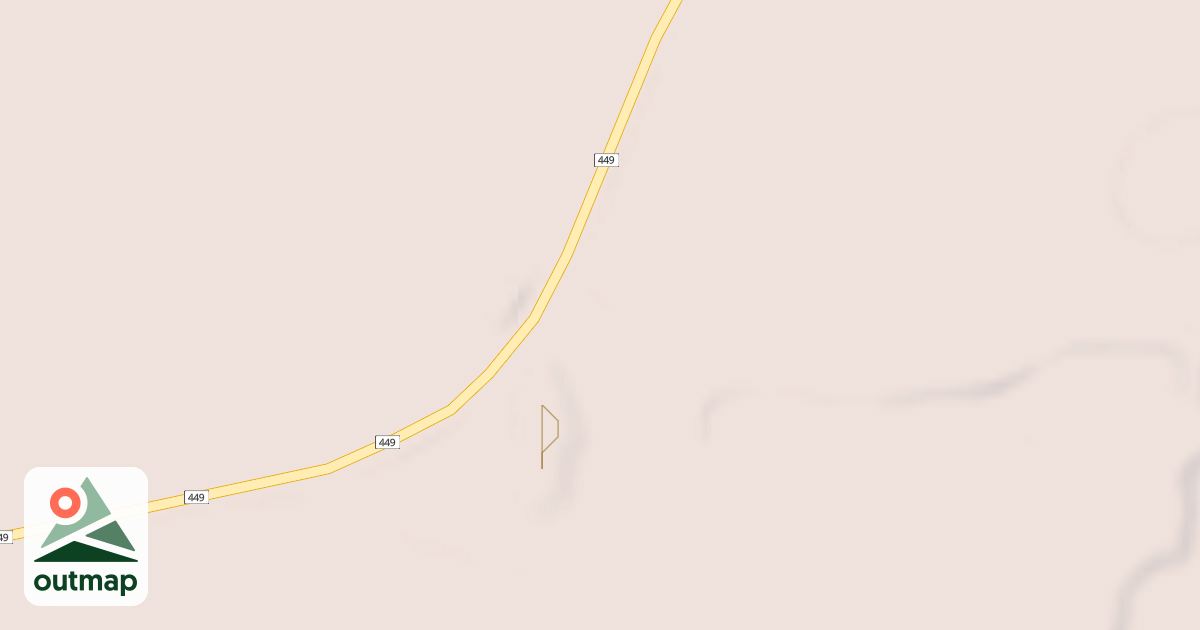 Map of EIGHT MILE CUT ACROSS SPUR M