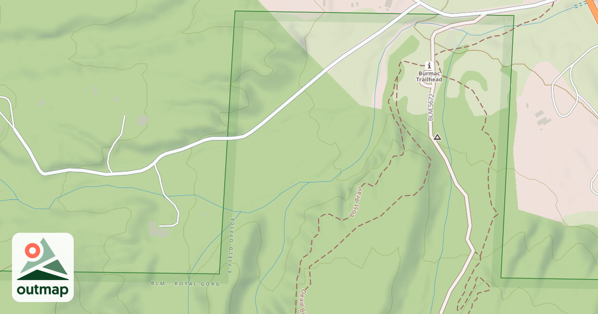 Map of BLM National GTLF Public Motorized Roads d85328ae-56ed-44a6-8e92-270d5300ddba