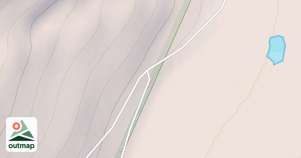 Map of BURLEY PEAK