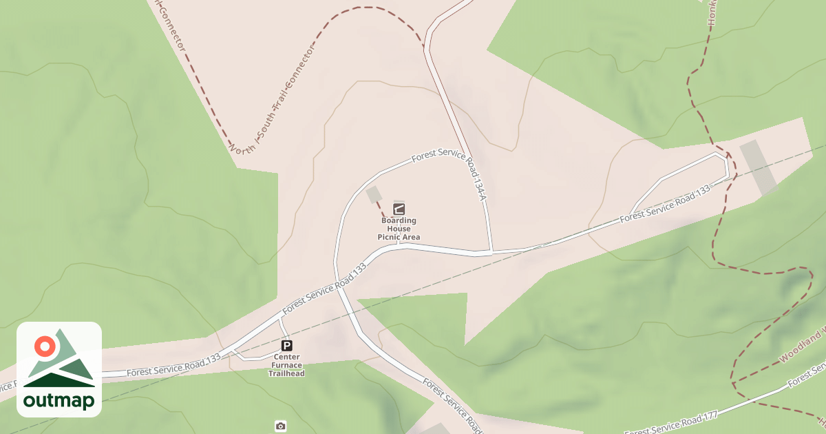 Map of BOARDINGHOUSE RESTROOM LOOP