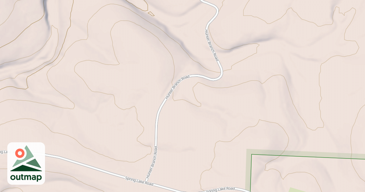 Map of HUNTER BRANCH