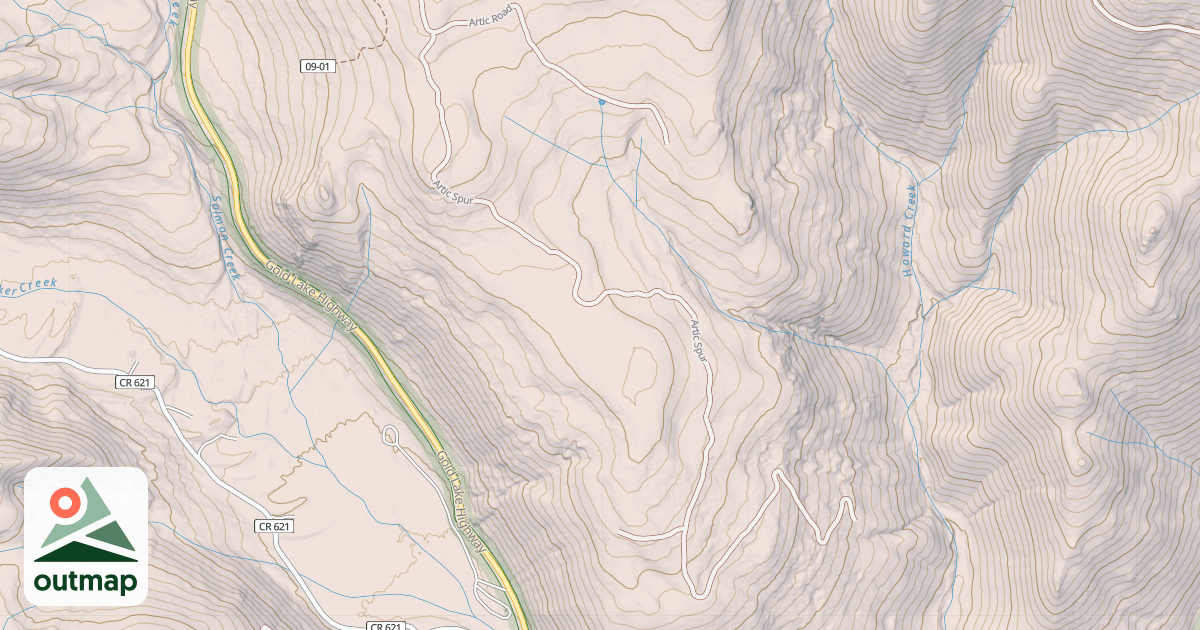 Map of ARTIC SPUR