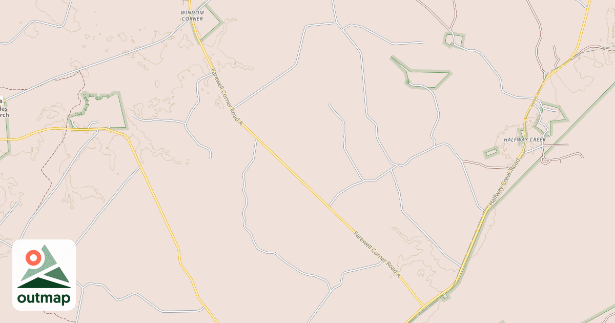 Map of FAREWELL CORNER