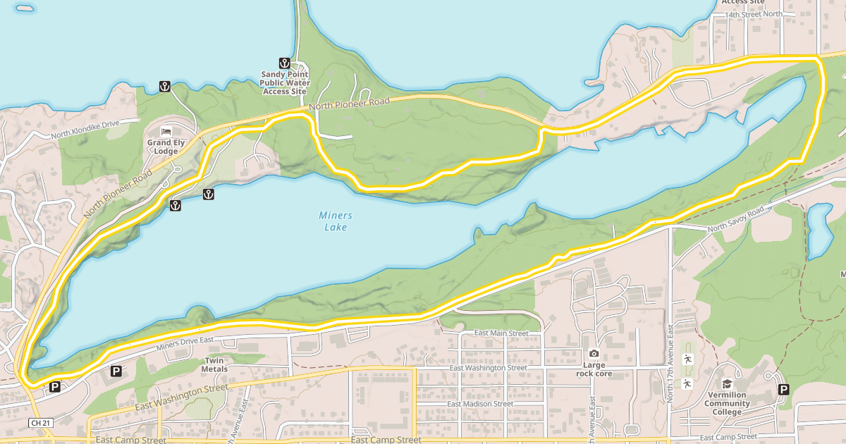 Map preview of Trezona Trail
