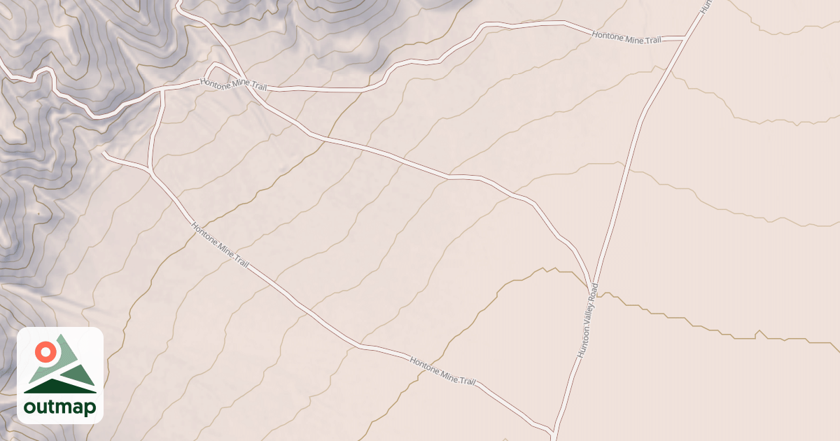 Map of HONTONE MINE