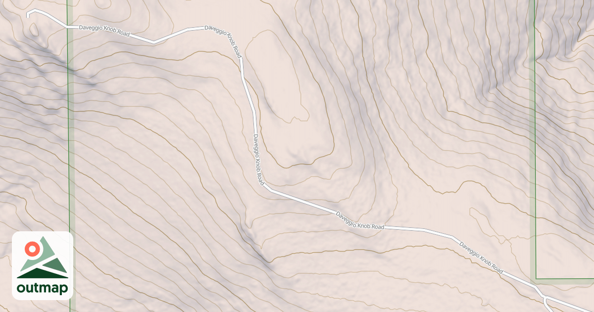 Map of DAVEGGIO KNOB