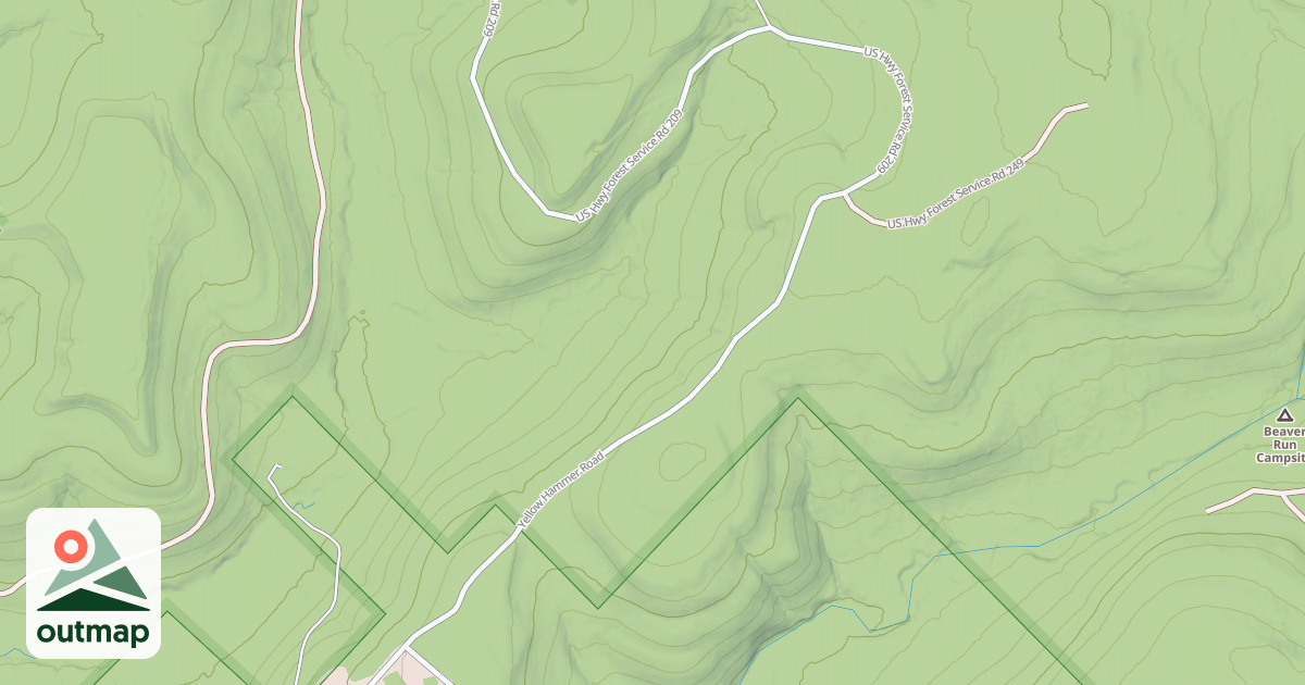 Map of ALPINE WAY