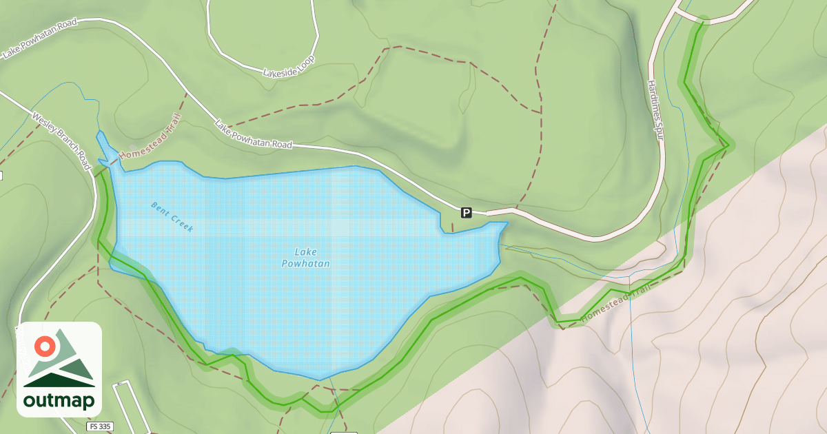 Map of Homestead Trail