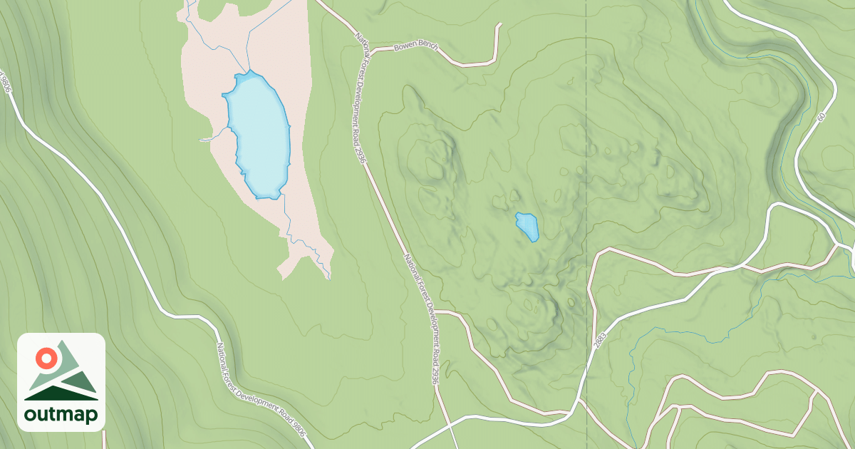 Map of BOWEN BENCH