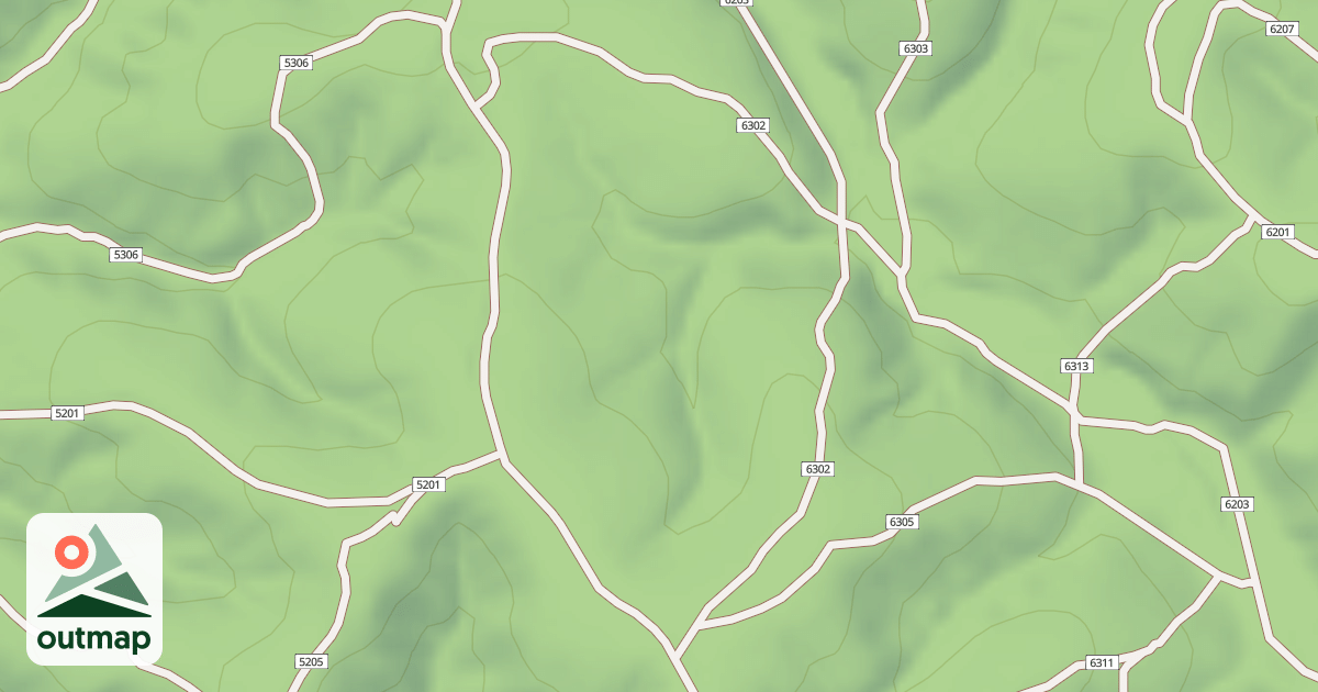 Map of USFS Motor Vehicle Use Map Trails 19467