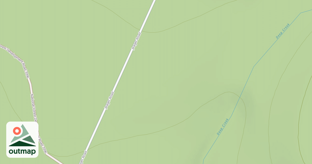 Map of DEEP CREEK B