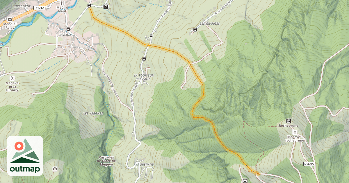 Map of Piste Emile Allais