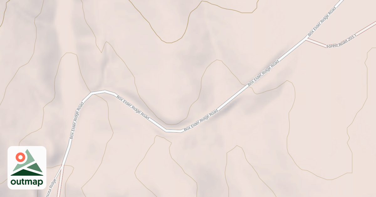 Map of BOXELDER RIDGE