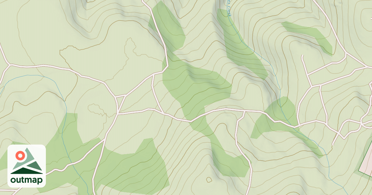Map of PEAVINE NORTH BRANCH