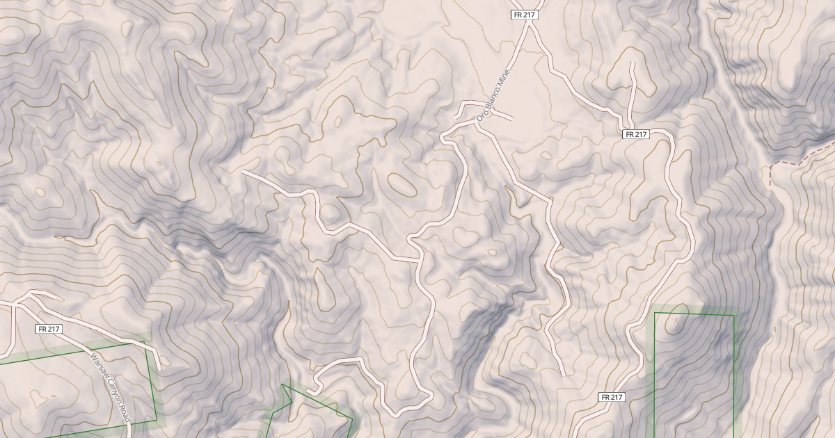 Map preview of ORO BLANCO MINE