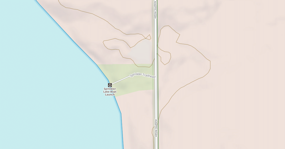 Map preview of SPRINKLER TRAILHEAD