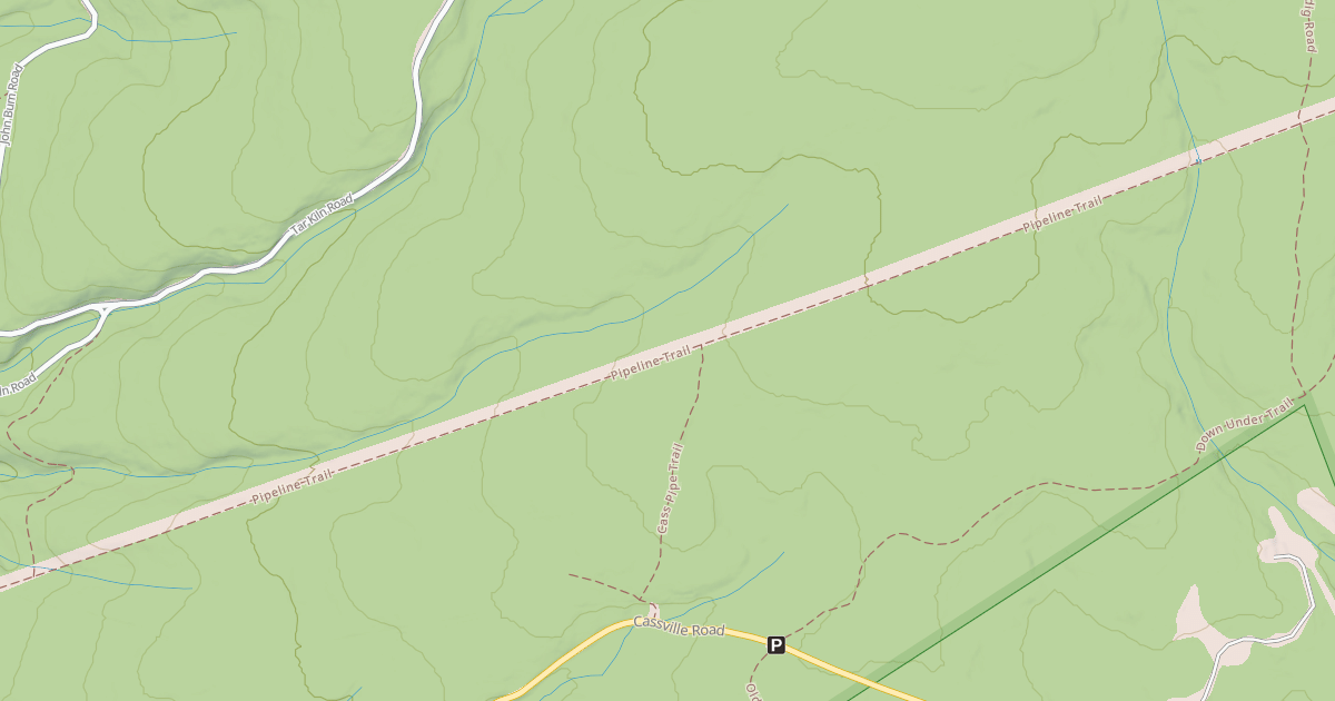 Map preview of Rothrock State Forest Trough Creek Snowmobile Trails