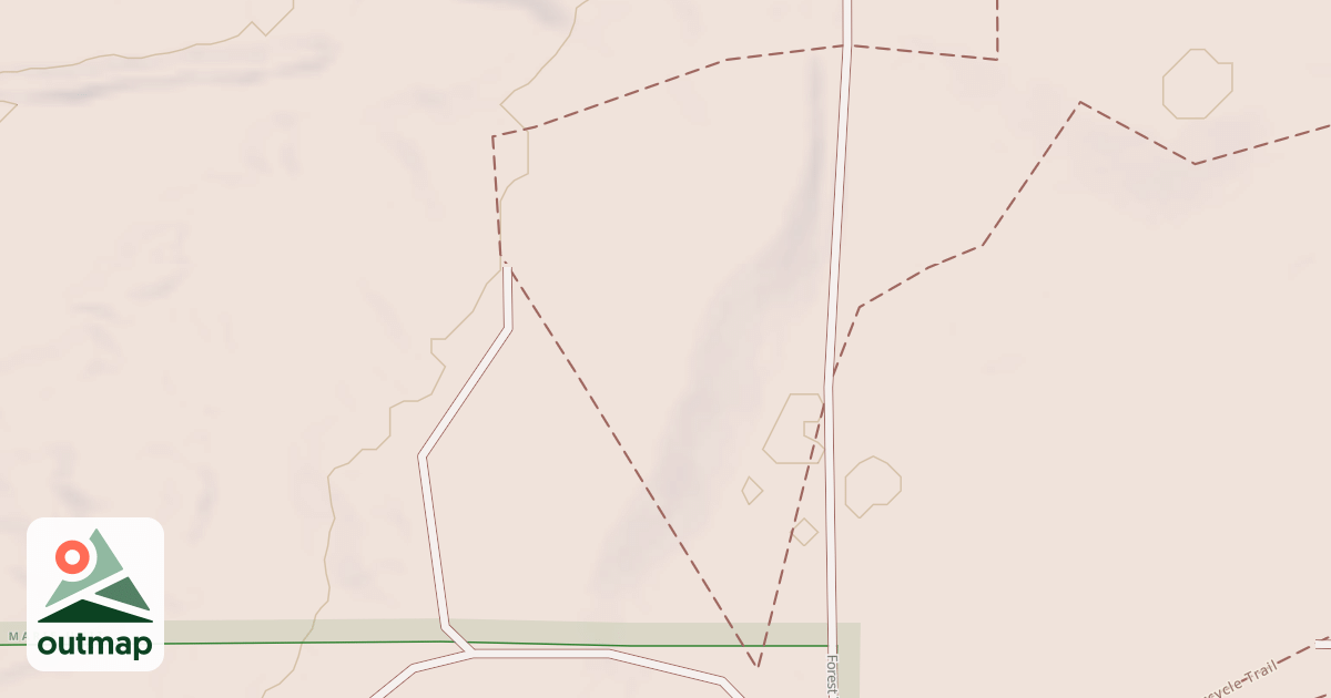 Map of Sandtown Motorcycle Trail