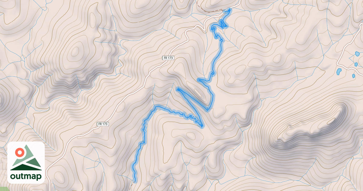 Map of Rhumba Trail