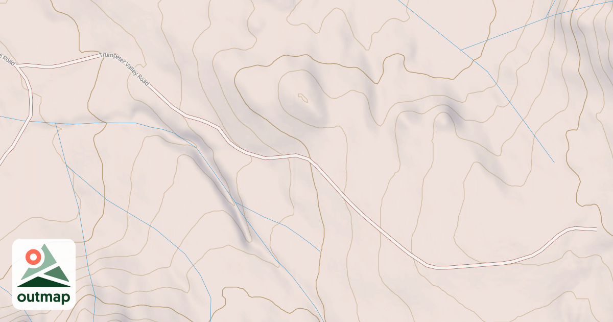 Map of TRUMPETER VALLEY