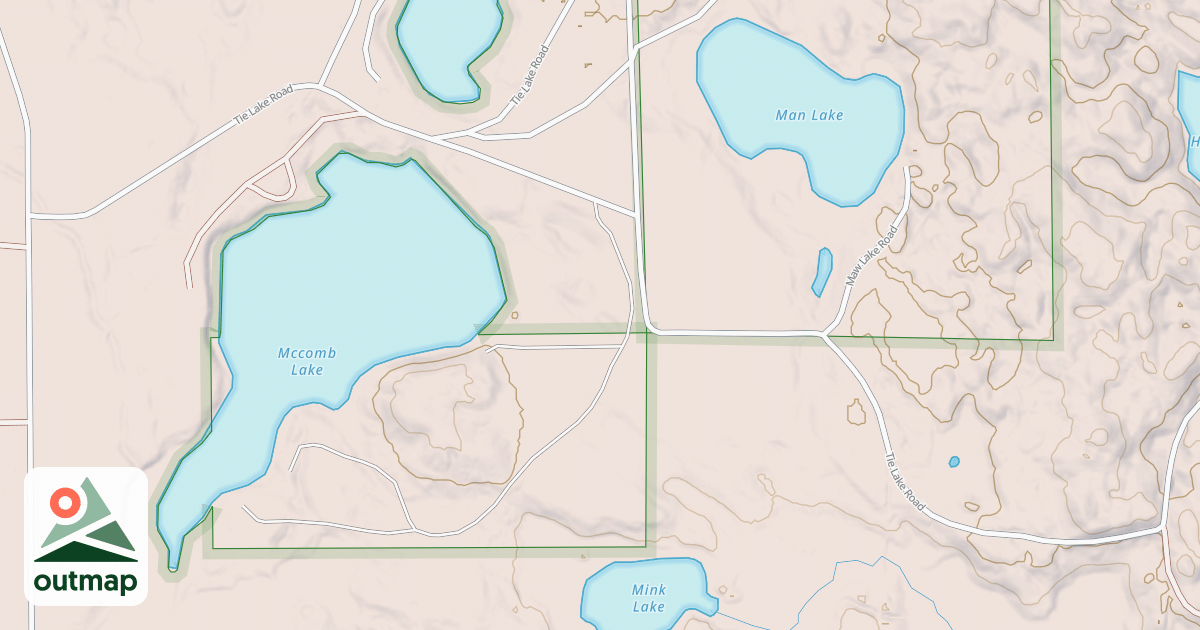 Map of LONG LAKE