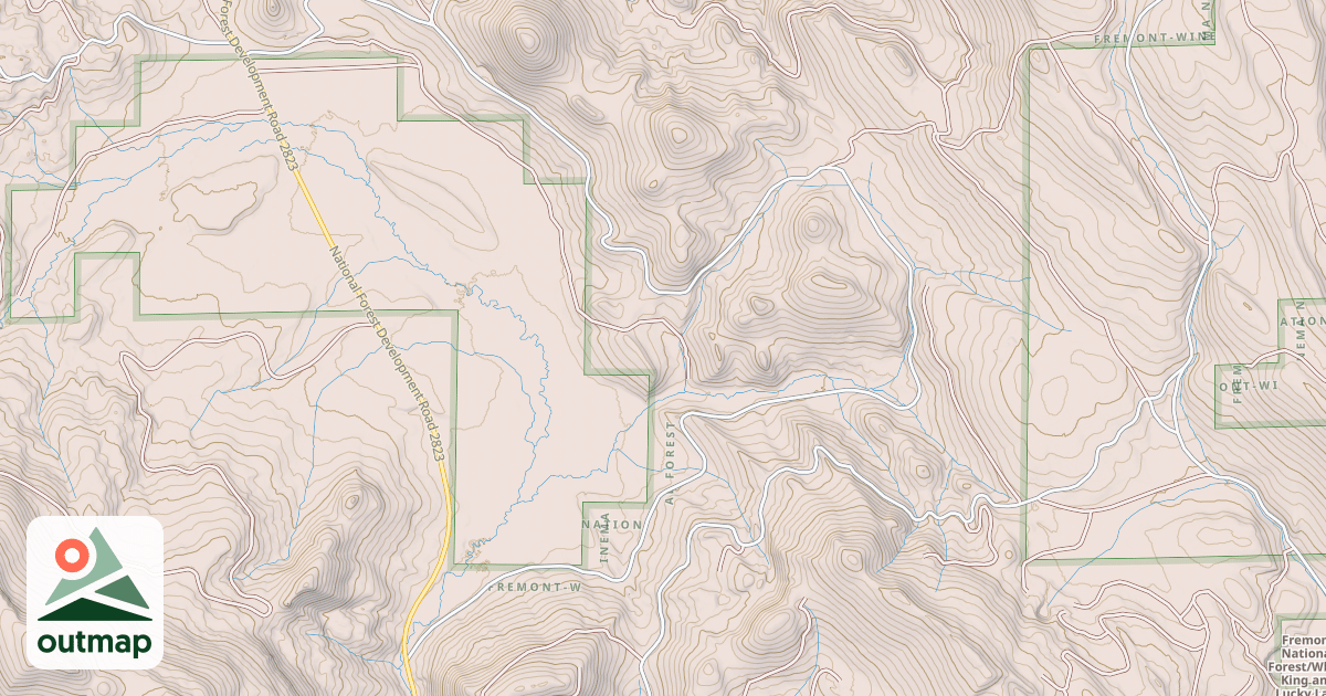 Map of COX FLAT