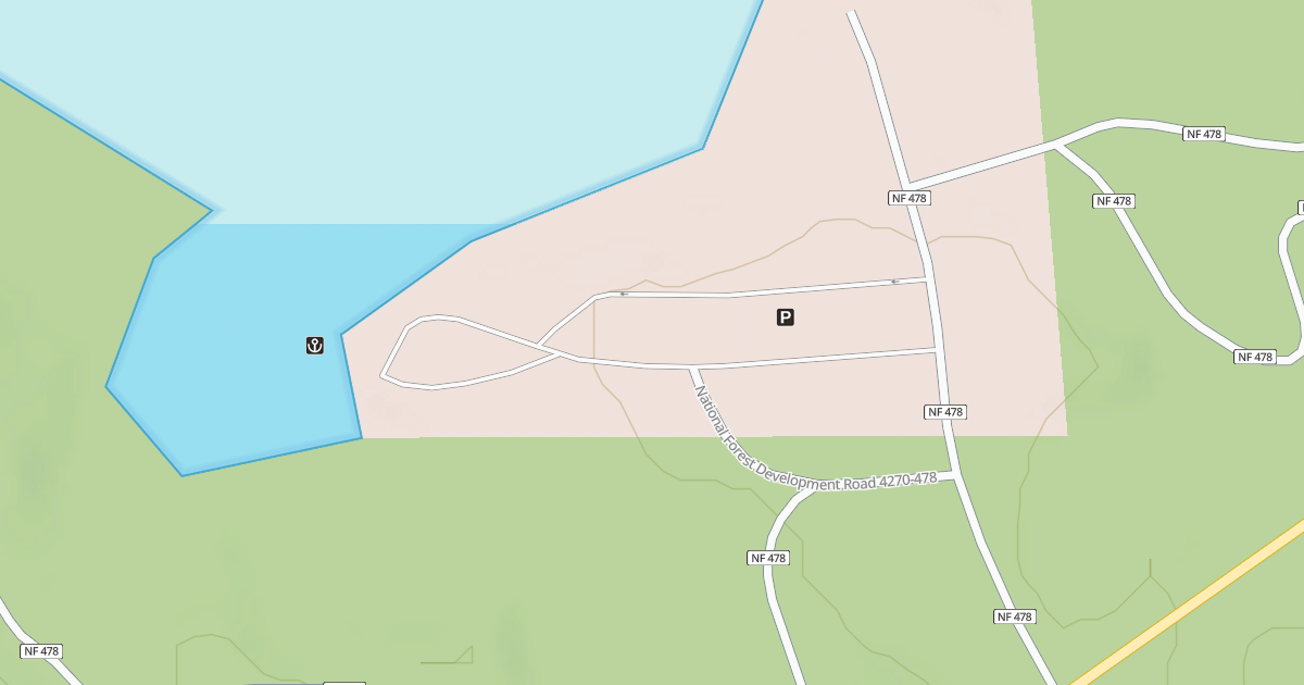Map preview of CRANE PRAIRIE C.G