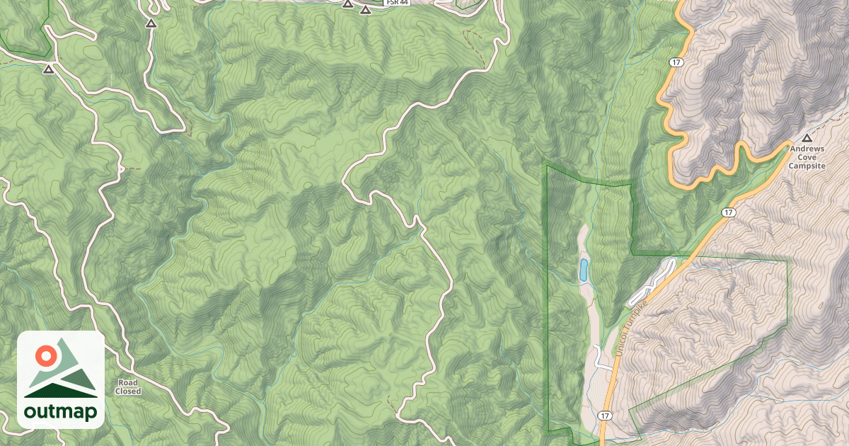 Map of MARTIN BRANCH