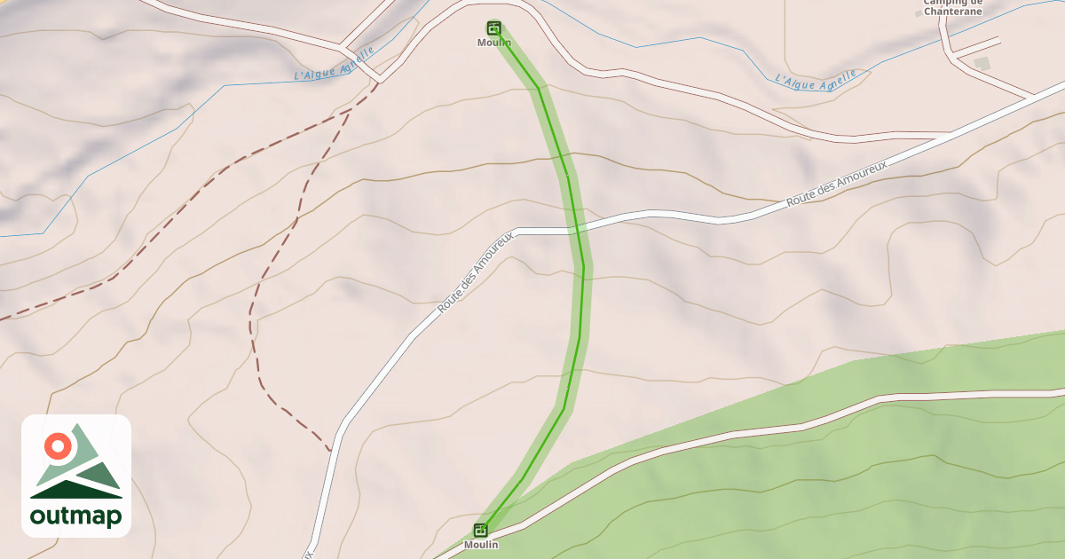 Map of Les Rhodos