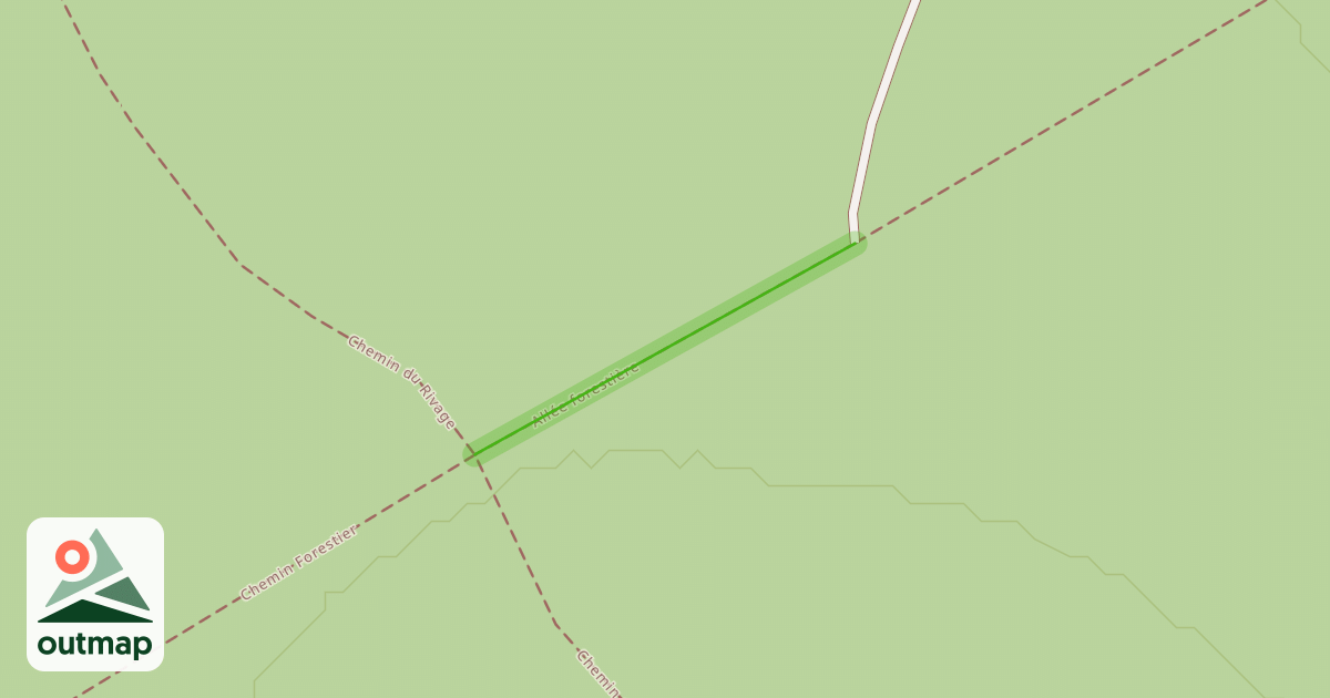 Map of Allée forestière