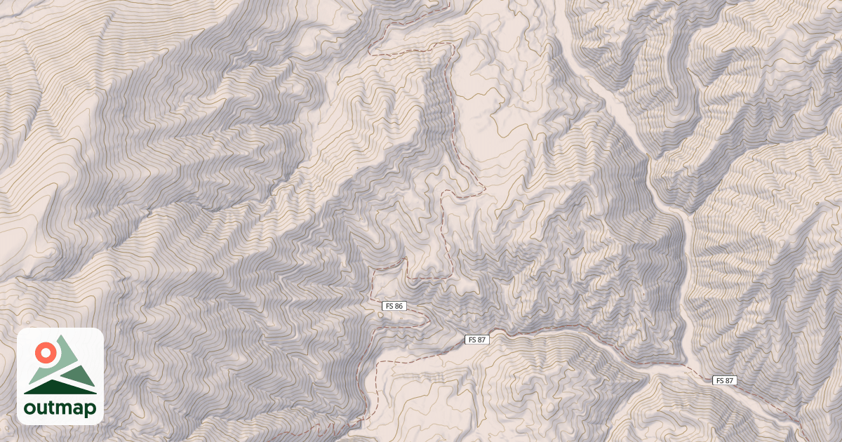 Map of FITSUM CR. - TIE CR. CONNECTOR