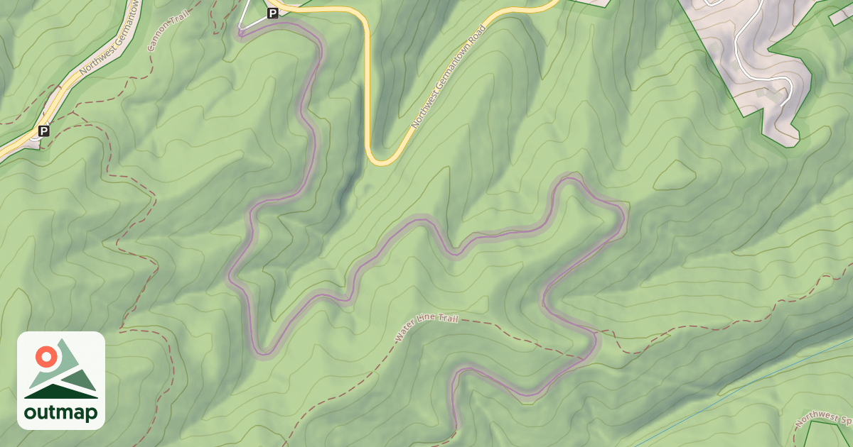 Map of Northwest Leif Erikson Drive