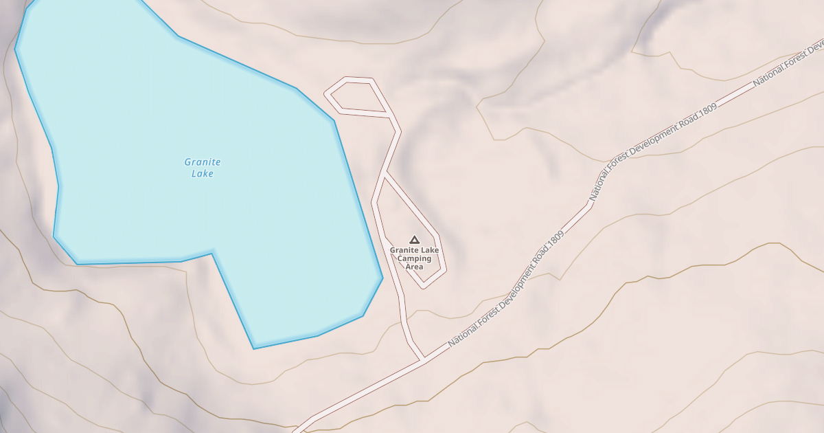 Map preview of GRANITE LAKE
