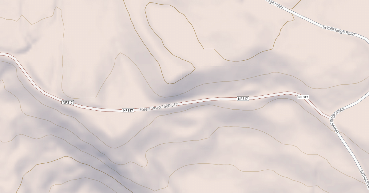 Map preview of USFS National Forest System Roads {0C48AB3B-77DC-4E1C-B53F-624FE1446A86}