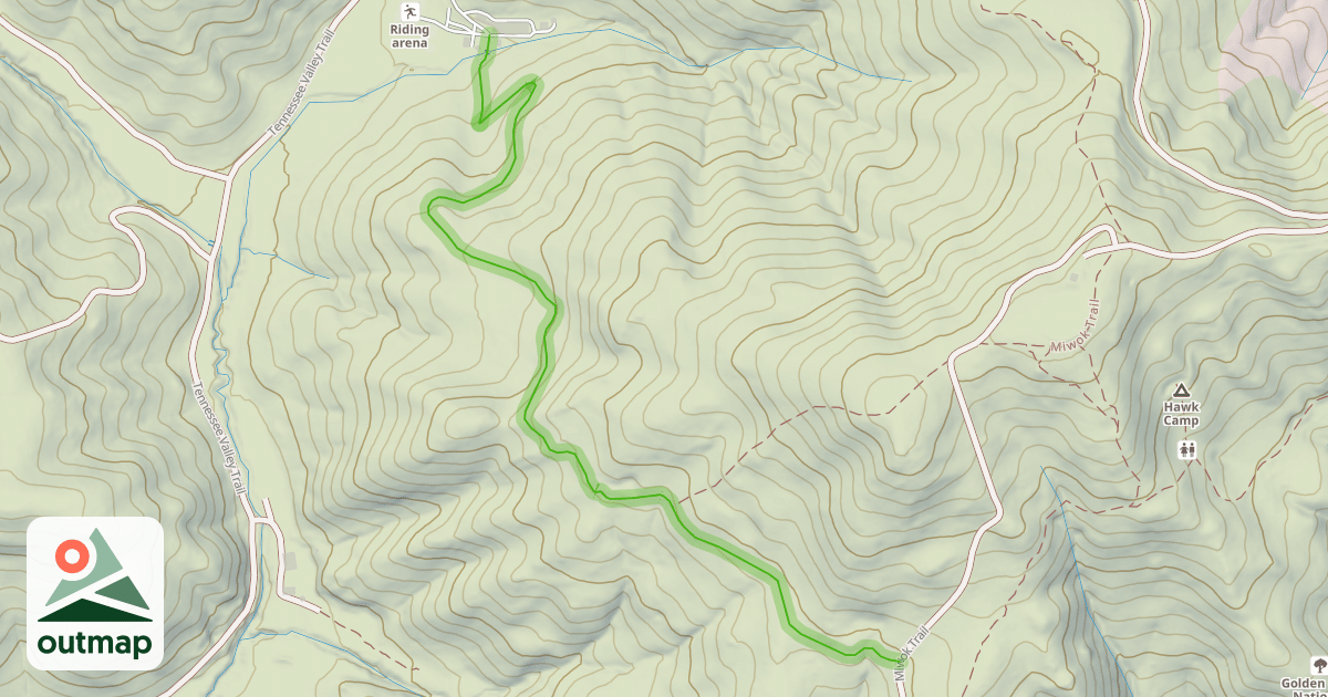 Map of Old Springs Trail