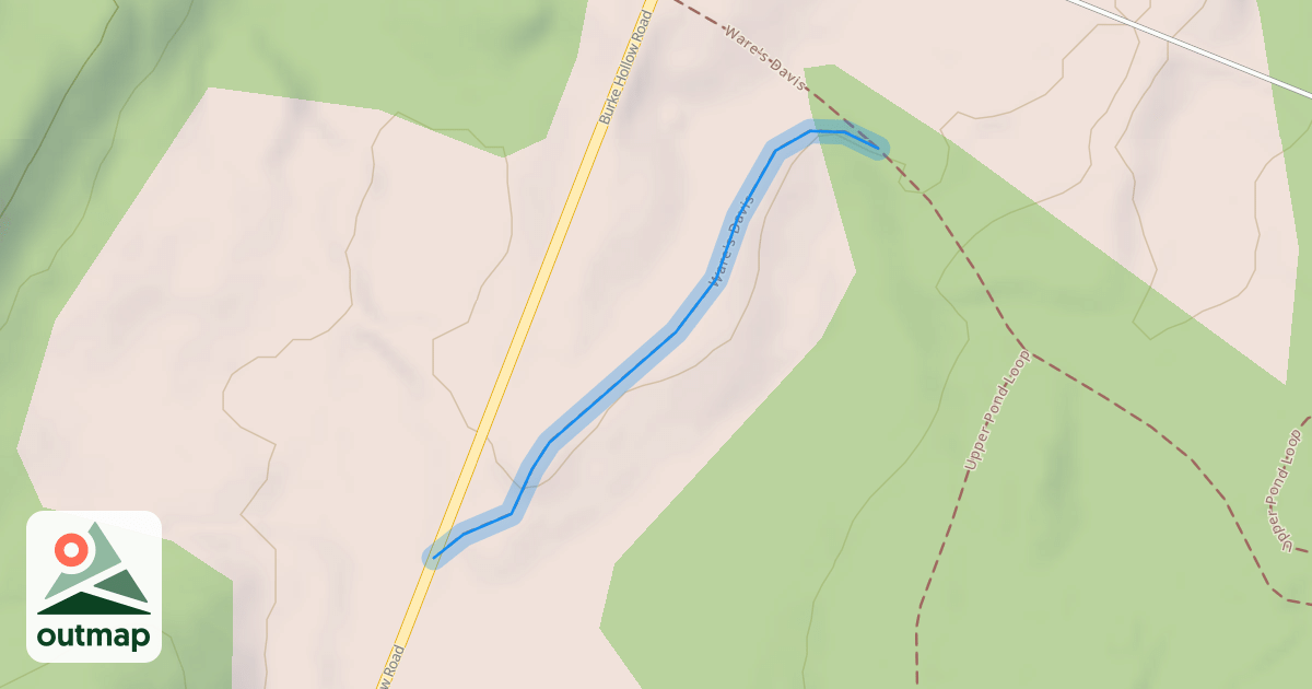 Map of Ware's Davis