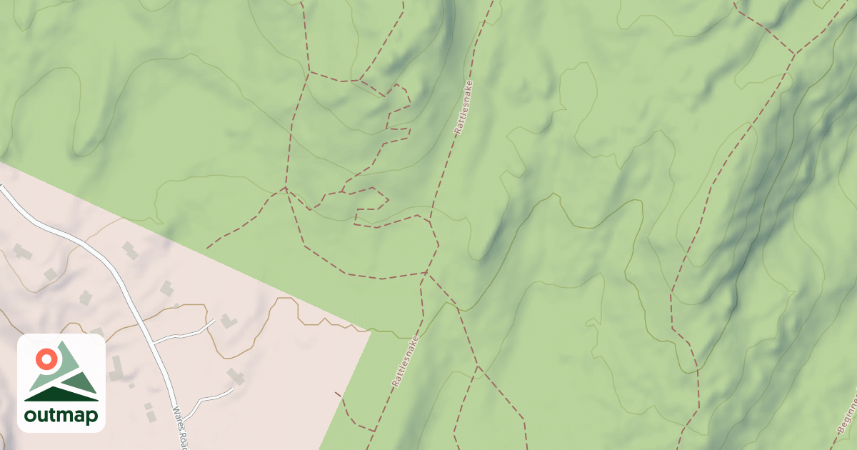 Map of Rattlesnake Hill Trail