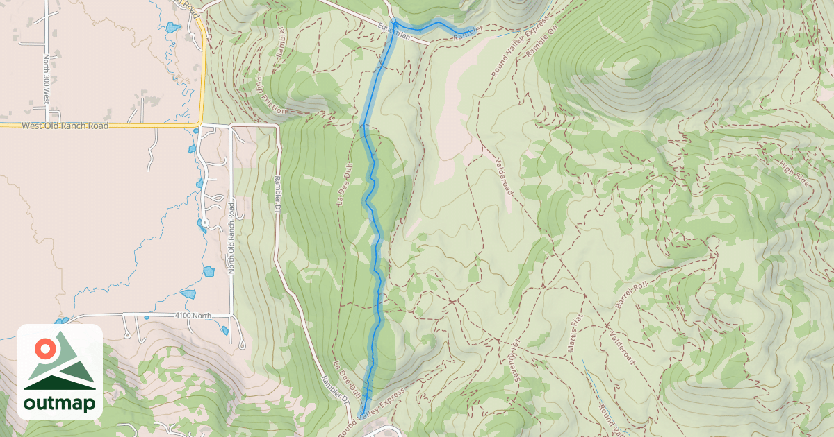Map of Rademan Ridge