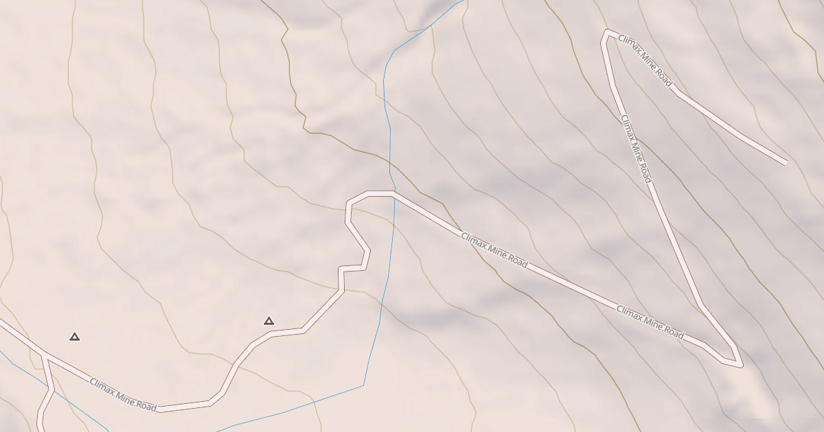 Map preview of CLIMAX MINE ROAD