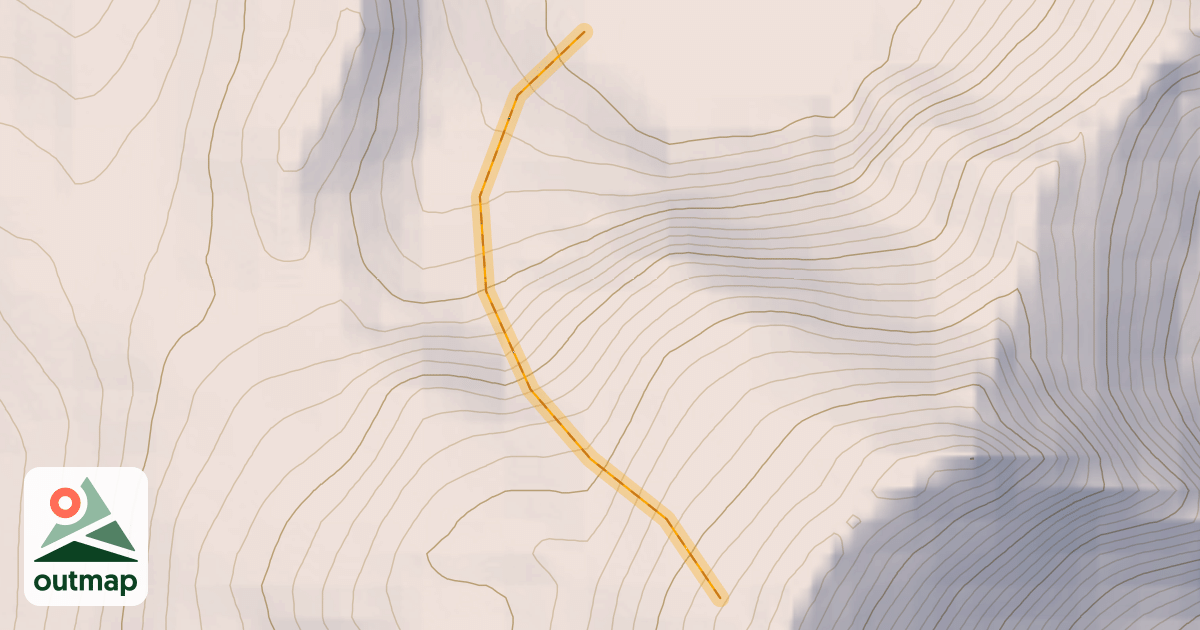 Map of Brad's Pond Left