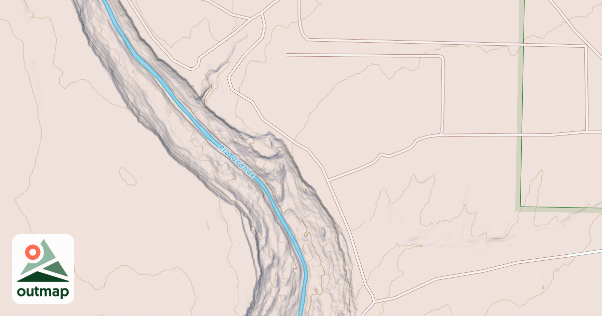 Map of East Rim Trail